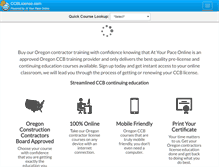 Tablet Screenshot of ccblicense.com